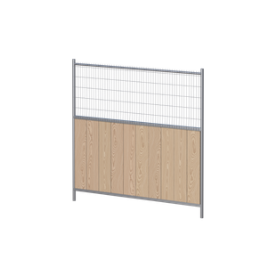 CLOTURE SEMI-OPAQUE BOIS M825