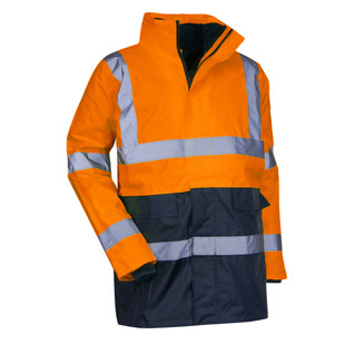 PARKA 4 EN 1 PREVENTION HV ORANGE FLUO/MARINE 5002