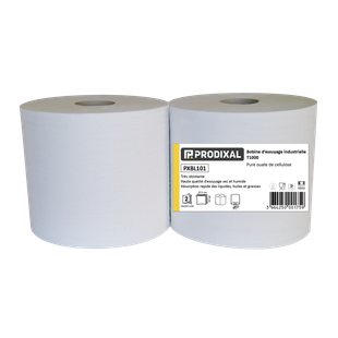 BOBINE OUATE ESSUYAGE INDUSTRIEL LOT DE 2