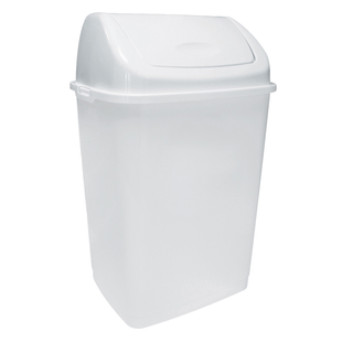 POUBELLE PLASTIQUE A COUVERCLE BASCULANT CLAP