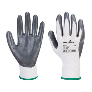 GANT FLEXO GRIP ENDUIT NITRILE A310 GRIS/BLANC