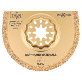 LAME OSCILLANTE CONCRETION CARBURE 75X25/60MM JOINTS DE CARRELAGE-MATERIAUX DUR