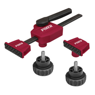 SERRE-JOINT HORIZONTAL TCH POUR TABLE DE MENUISIER PERFOREE(LOT 2+2CROC)