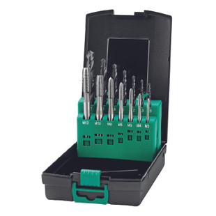 TARAUD MACHINE HSS-E COBALT 8% 22.200/22.201 + FORET 11.450