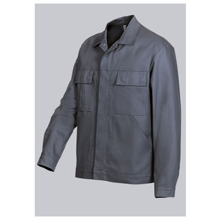 VESTE DE TRAVAIL BASIC EN COTON GRIS FONCE