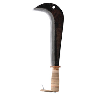 SERPE ITALIENNE 28 CM MANCHE CUIR