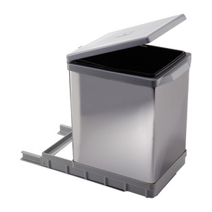 POUBELLE COULISSANTE 18L 1 SEAU