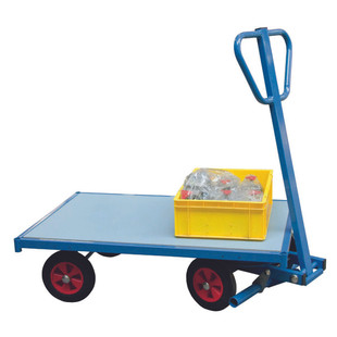 CHARIOT TRAIN AVANT PIVOTANT PLATEAU NU