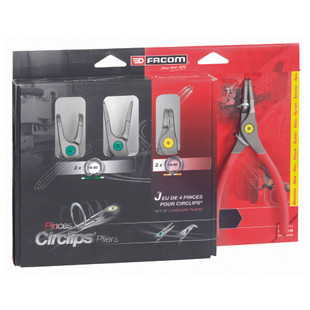 PINCES CIRCLIPS GAINEES INTERIEURS / EXTERIEURS  (JEU DE 4 )