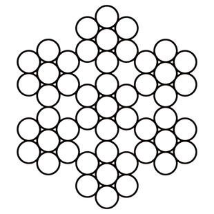 CABLE 7 TORONS DE 7 FILS (6 + 1)