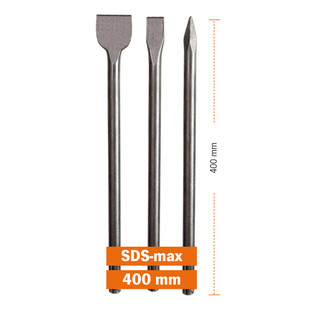 PIC ET BURINS SDS-MAX (JEU DE 3)