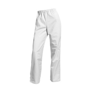 PANTALON DE TRAVAIL MIXTE MARC 100% COTON BLANC