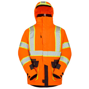 PARKA HV ELEKTRA ORANGE FLUO/NOIR
