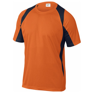 TEE-SHIRT BALI ORANGE/BLEU MARINE