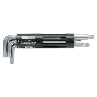 JEU DE 8 CLES MALES TORX® A TETE SPHERIQUE LONGUE, T10 A T50