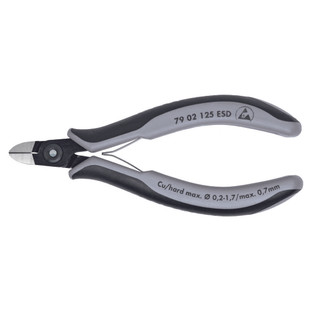 PINCE COUPANTE DE COTE DE PRECISION POUR L'ELECTRONIQUE 125 MM ESD