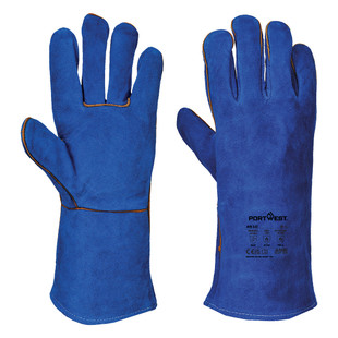 GANT DE SOUDEUR BLEU