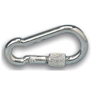 PORTE-MOUSQUETON POMPIER A VIS 100MM