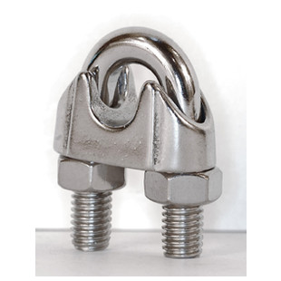 SERRE CABLE A ETRIER INOX 316