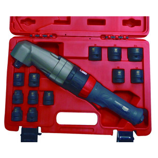 CLE A CHOCS A RENVOI D'ANGLE + DOUILLES 1/2'' KITUT8019