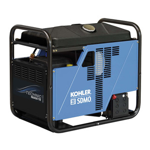 GROUPE ELECTROGENE ESSENCE TRIPASE CHANTIER MOTEUR KOHLER 14.4 KVA STAGE V