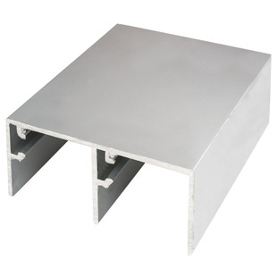 RAILS DE GUIDAGE ALUMINIUM 2000X80X40 LOK88 HAUT POUR KIT DE GALETS LOK87