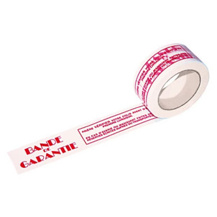 RUBAN ADHESIF "BANDE DE GARANTIE"