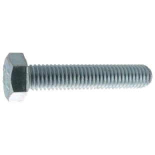 VIS METAUX TH FT ACIER ZINGUE BLANC