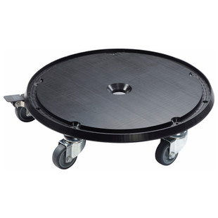 SOCLE A 5 ROULETTES BAZI FREIN 50L/70L/95L NOIR