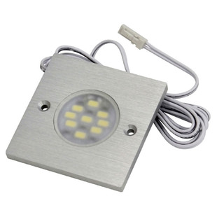 SPOT LED CARRE 12V EXTRA-PLAT