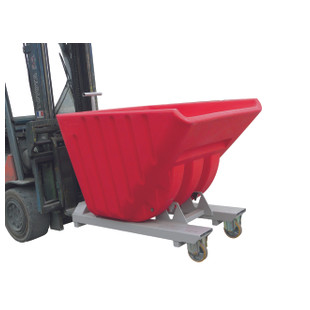 BENNE BASCULANTE EN POLYETHYLENE