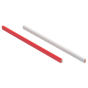 CRAYON DE CHARPENTIER 180 MM ROUGE - LA BOITE DE 144