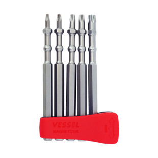 EMBOUTS DE VISSAGE IMPACT BALL 90MM + ETUI MAGNETISEUR (ETUI DE 5)