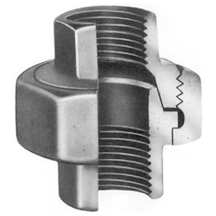 UNION A JOINT CONIQUE FEMELLE - FEMELLE - N°340 GALVANISEE