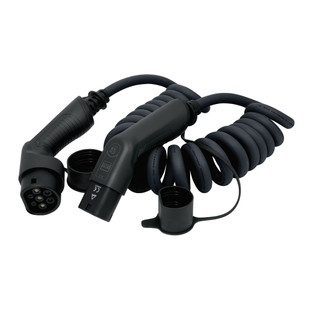 CABLE DE CHARGE SPIRALE POUR VEHICULE ELECTRIQUE T2 - T2 32A MONO