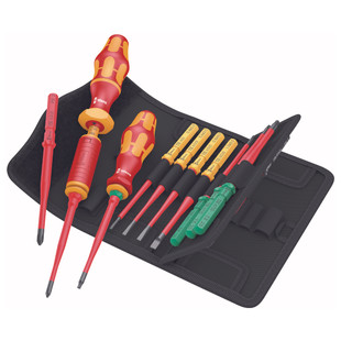 TOURNEVIS MULTILAMES ISOLE KRAFTFORM KOMPAKT VDE TORQUE EXTRA SLIM 1 (JEU DE 16)