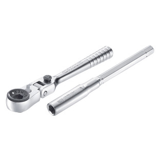 CLIQUET 1/4'' COMPACT TETE FLEXIBLE 180°