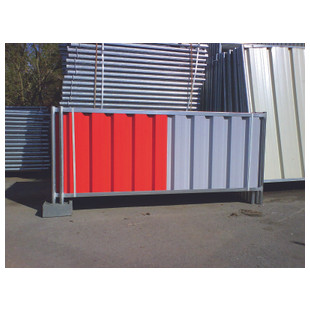 CLOTURE OPAQUE M850 H X L 1000 X 2200 BAC ACIER BLANC 9010