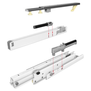 SYSTEME D'AMORTISSEUR A LA FERMETURE