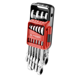 CLE MIXTE A CLIQUET ARTICULEE 467BF 8 A 19 MM (JEU DE 10)