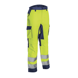 PANTALON HIBANA II JAUNE HV/MARINE