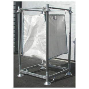 BASE ET CADRE SUPÉRIEUR EN ACIER GAVANISÉ À CHAUD, POUR SUPPORTS DE BIGS BAGS