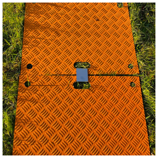 PLAQUE DE ROULAGE ORANGE