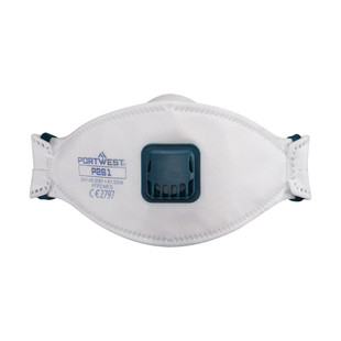 MASQUE RESPIRATOIRE FFP2 PLIABLE AVEC VALVE P261