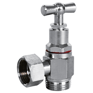 ROBINET DE WC EQUERRE CHROME 3/8