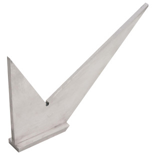 EQUERRE DOUBLE ONGLET A CHAPEAU 100 MM