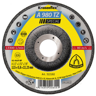 DISQUE A TRONCONNER INOX A 980 TZ SPECIAL