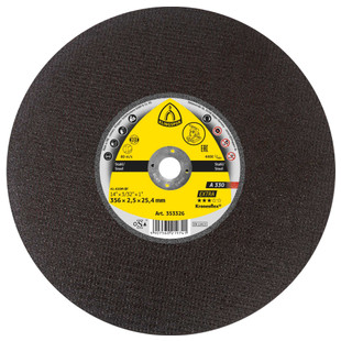 DISQUE A TRONCONNER ACIER/INOX A330 EXTRA 356X2,5X25,4MM