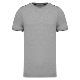 T-SHIRT DAY TO DAY MANCHES COURTES HOMME OXFORD GREY/BLACK