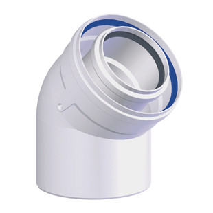 COUDE VENTOUSE Ø 80/125